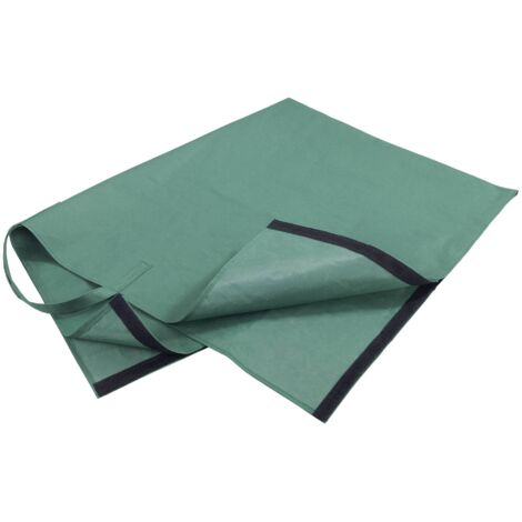 Wenko – Collecteur de feuilles XXL 50L – Bâche hydrofuge avec bretelles de transport – Dimensions 135x115cm – Idéal pour ramassage rapide