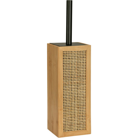 Wenko Collection Allegre Bamboo Brosse WC Noir Bambou