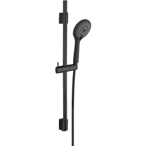WENKO Colonne de douche Watersaving 70cm Noir