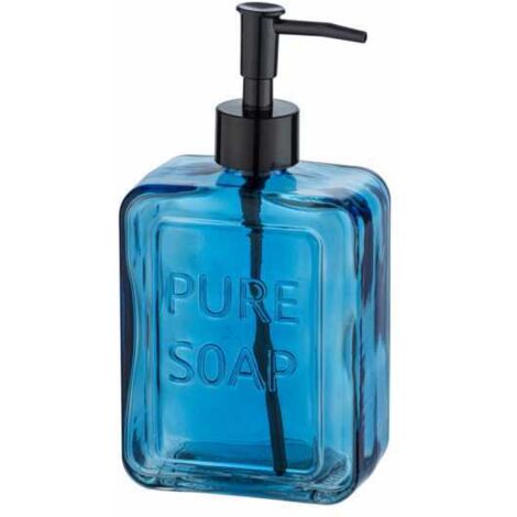 Wenko Dispenser di sapone Pure Soap, blu, 0,55 l