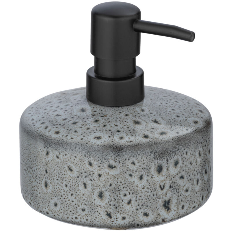 Distributeur savon liquide Oviedo, Capacité 350 ml, Céramique, ø 10,8x12 cm, multicolore - Wenko