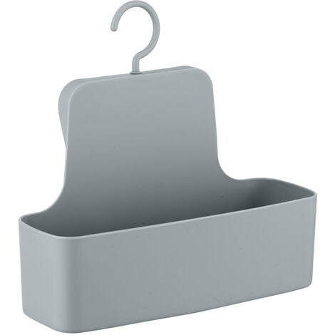 WENKO Duschcaddy Caddy Ablage Hängeregal Duschablage Duschregal Barcelona Grau