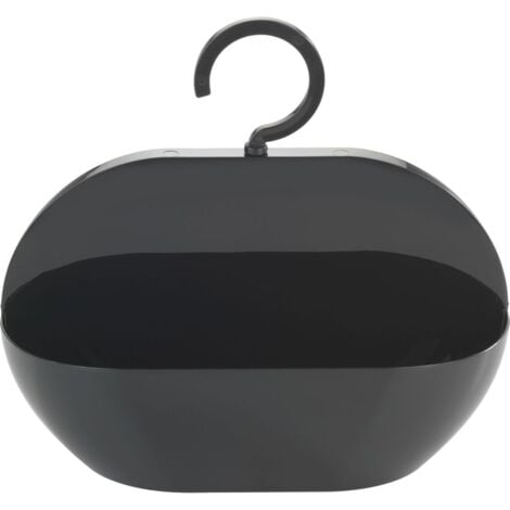 Wenko Duschkorb Cocktail Kunststoff, schwarz Ablagen & Badregale