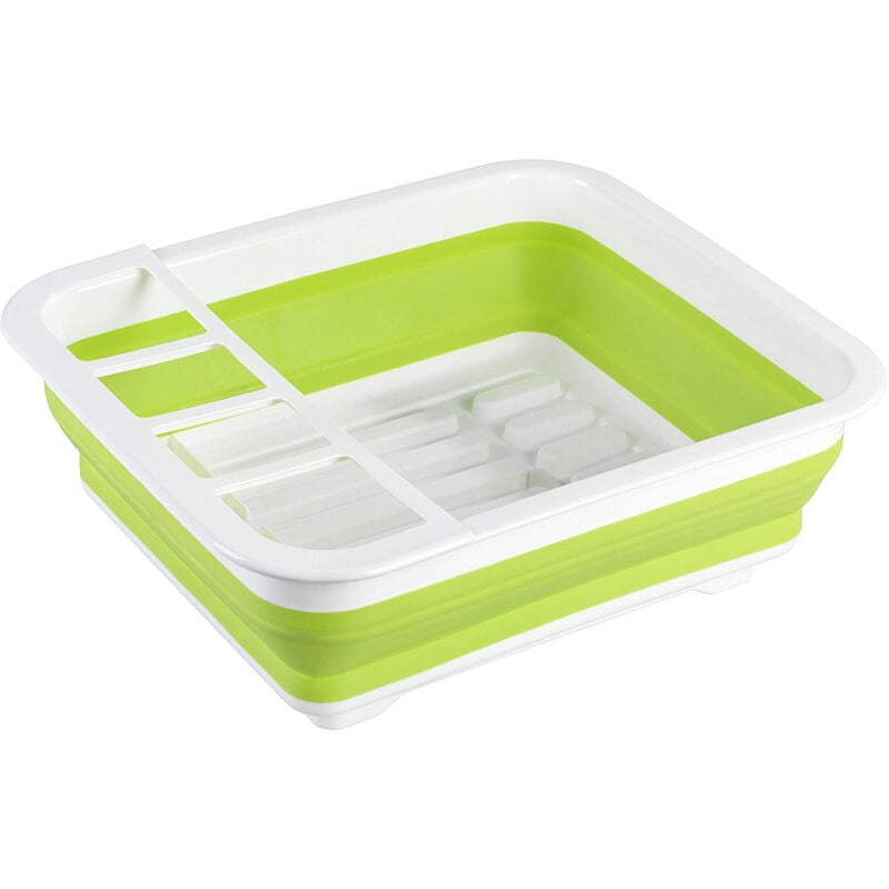 Wenko - Sèche-vaisselle pliable, goutte-à-goutte, pliage