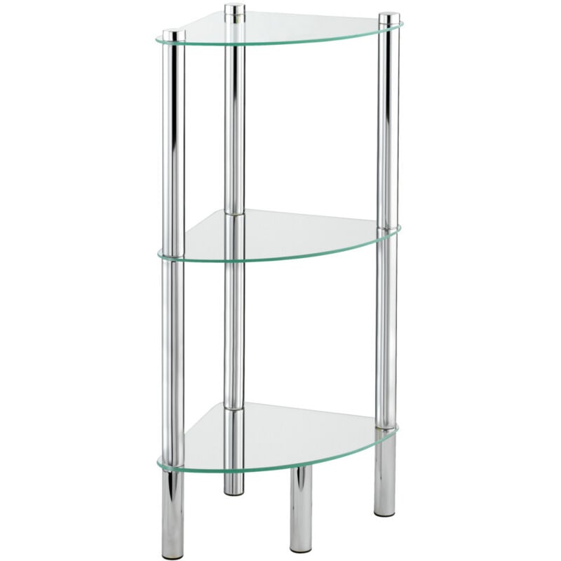 Tagère d'angle Yego Wenko 3 étagères pratiques, installation facile