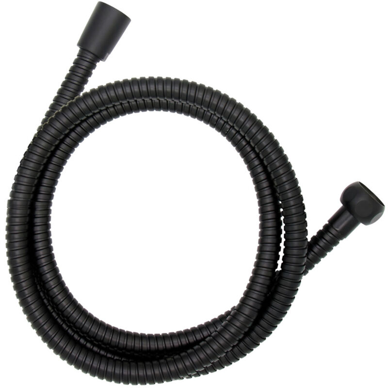 Wenko - Tuyau de douche en acier inoxydable, 150 cm