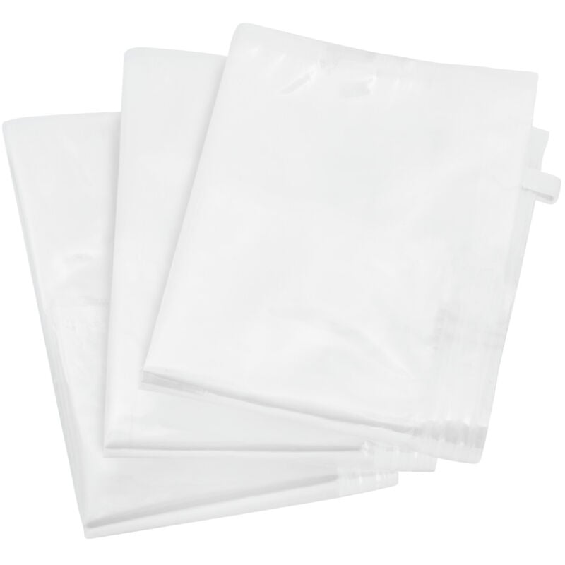 Lot de 6 housses de rangement sous vide avec valve aspirateur WENKO, Rangement armoire, 75% d'économie de place, 3 : 90x55 cm et 3 : 80x100 cm,