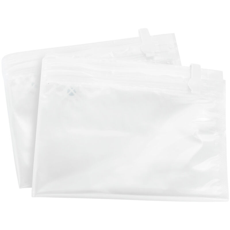 Lot de 5 housses de rangement sous vide spécial valise Wenko Pompe à main incluse, 75% d'économie de place, 3 : 40x60 cm, 2 : 50x70 cm, Transparent Lot de 5 housses de rangement sous vide spécial valise Wenko Pompe à main incluse, 75% d'économie de place, 3 : 40x60 cm, 2 : 50x70 cm, Transparent