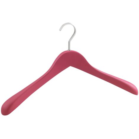 Wenko Kleiderbügel Typ New York pink Garderobenbügel Wäschebügel Holzbügel