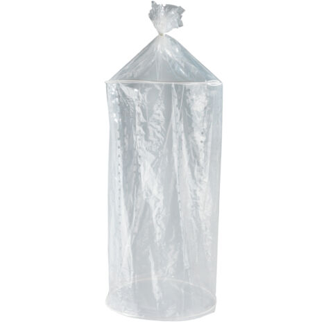 Wenko – Lot de 2 housses de protection pour tomates – Mini serre anti pluie et parasites – Dimensions 40x130 cm – Aération optimale pour croissance rapide