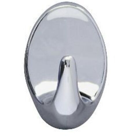 Wenko Maxi-Haken Kunststoff, chrom, 2er-Set Handtuchhaken