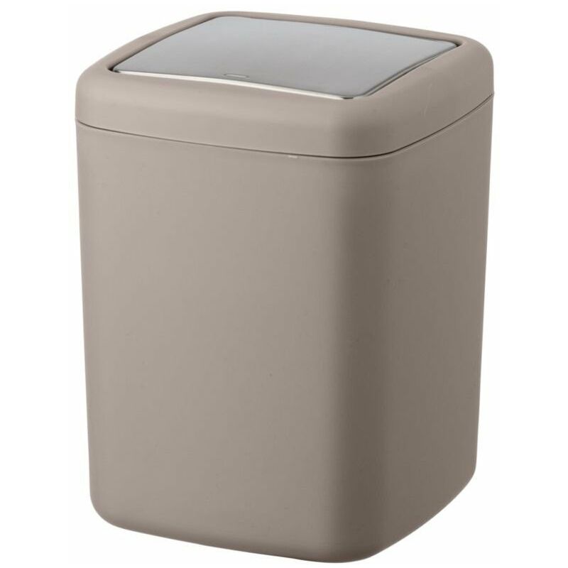 Wenko - Poubelle pour salle de bain barcelona, marron