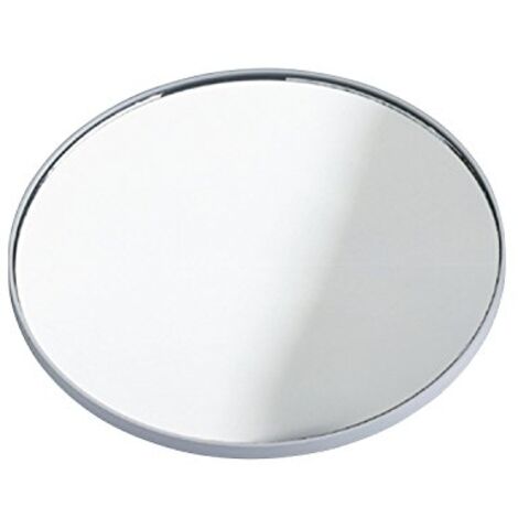 Wenko – Miroir cosmétique grossissant 300% – Ø 12 cm – Auto-adhésif pour carrelage – Installation sans perçage – Salle de bain