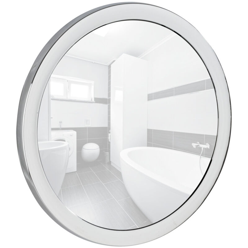 Miroir grossissant mural fixation ventouse Pistoia, miroir grossissant x5, Acier, ø 14.5 cm, Chromé - Wenko