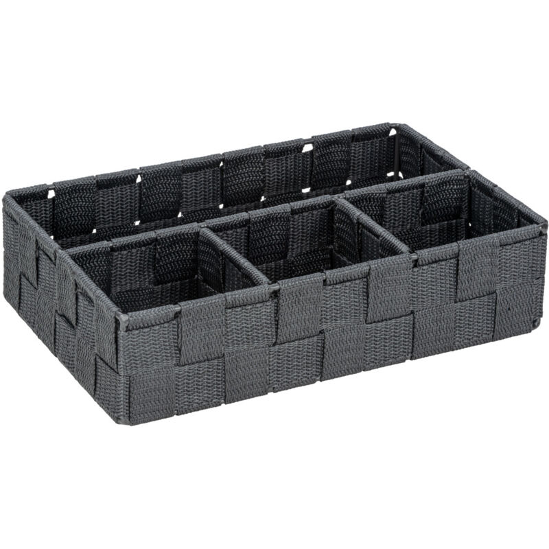 Wenko - Organisateur de salle de bain adria s, gris foncé