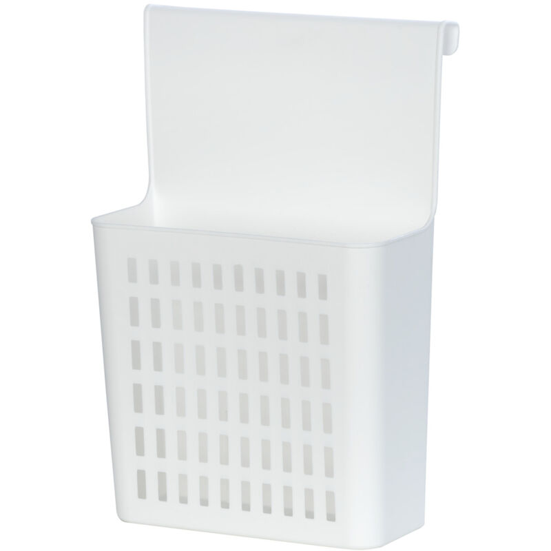 Wenko - Panier de rangement sous évier, Plastique Blanc, 24x12x35.5 cm