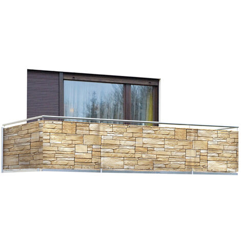 WENKO Paravento per balcone Mur