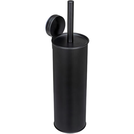 Wenko PAVIA Brosse WC Murale Noire Mate Design Chic