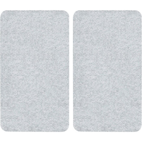 Wenko – Lot de 2 plaques de recouvrement en verre trempé 4 mm – Dimensions 30 x 52 cm – Résistantes aux rayures et chocs – Pour plaques vitrocéramiques - 2712800100