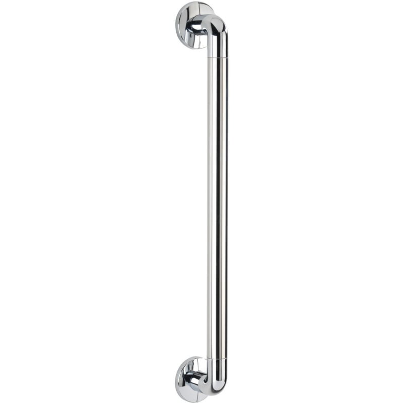 Wenko - Poignée de sécurité murale Secura 64,5 cm, barre d'appui salle de bain et wc, vis et chevilles fournies, capacité de charge 120 kg,