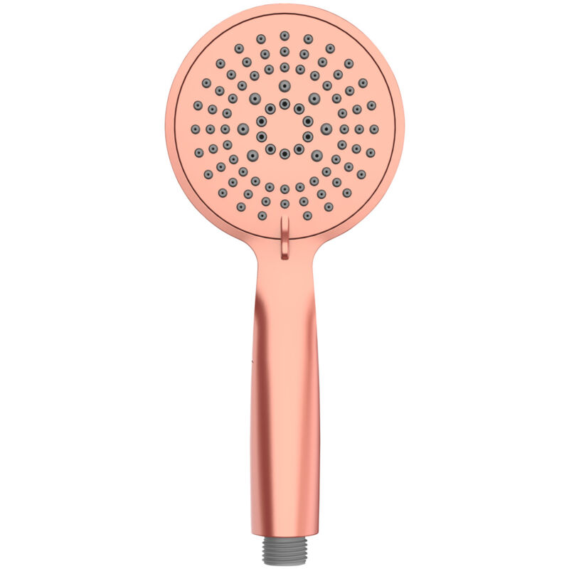 WENKO Pommeau de douche Young Line, Pommeau de douche 5 jets, nettoyage facile du calcaire, pommeau de douche universel avec embout standard 1/2",