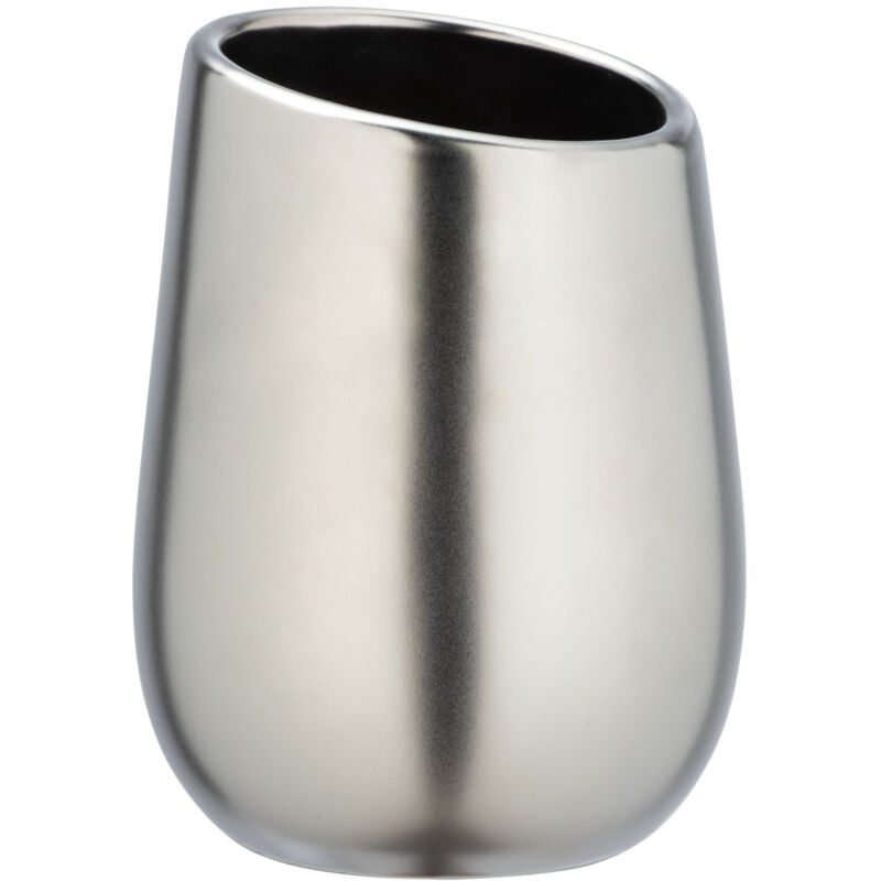 Porte brosse à dents Badi, gobelet en céramique à surface mate, gobelet salle de bain pour le rangement de brosses à dents et du dentifrice,