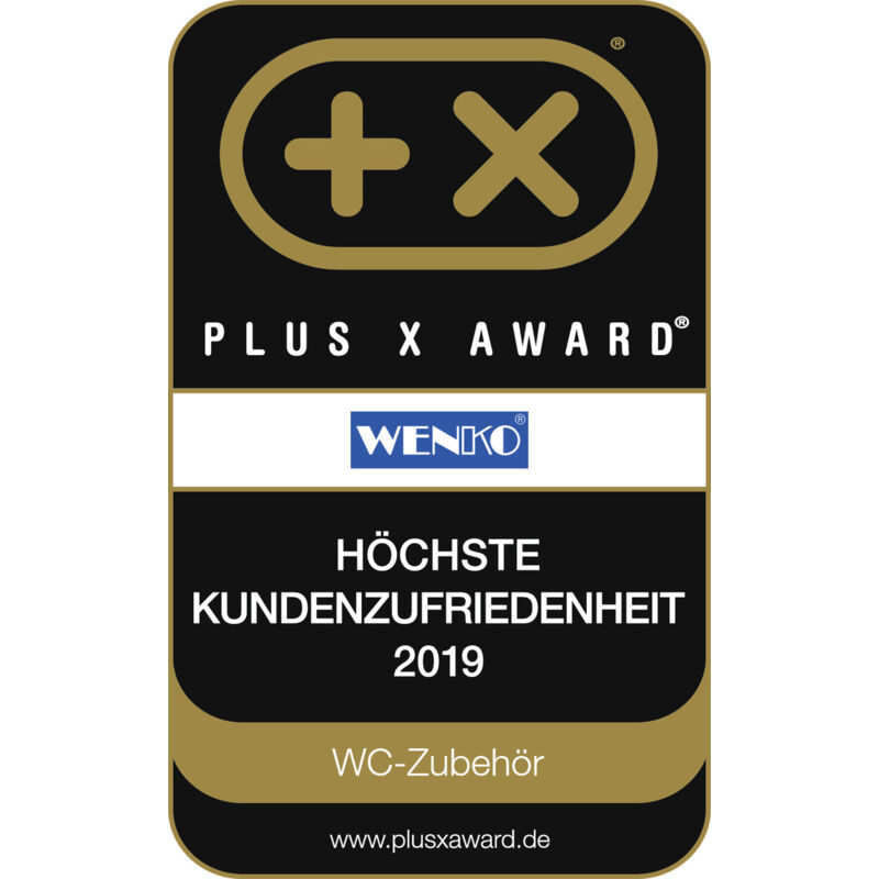 Wenko Toilettenpapierhalter 'Cover' verchromt, mit Deckel