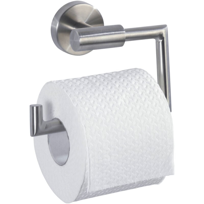 Porte papier toilette Wenko Bosio inox mat sans couvercle 15 cm support papier toilette mural porte papier toilette design accessoires salle de bain
