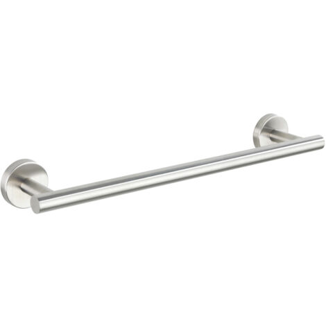 Wenko – Porte-serviettes mural inox 40 cm – Installation murale avec matériel inclus – Finition mate élégante – Résistant à la rouille