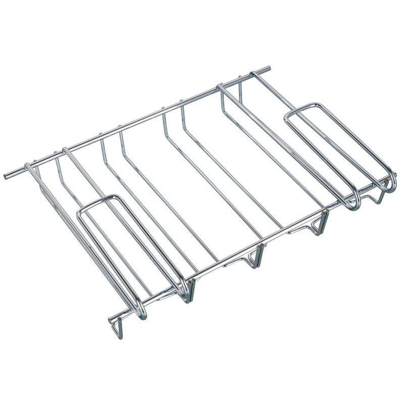 Wenko – Accroche-verre en métal chromé – Pour rangement de 12 verres – Design compact pour armoires de cuisine – Installation sans outils