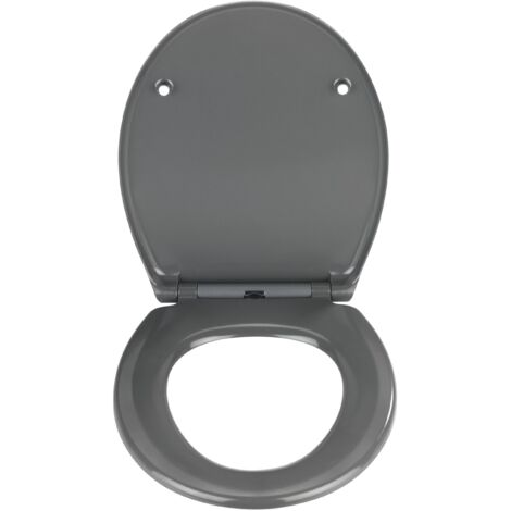 WENKO Premium WC-Sitz Samos Grau, mit Absenkautomatik"-"15041145