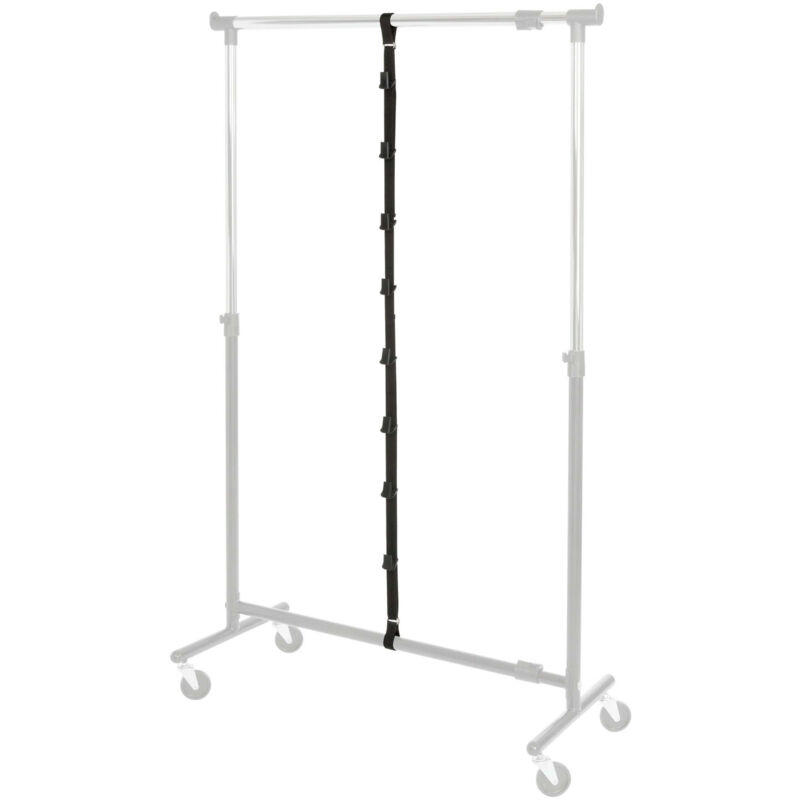 Rangement sac à main à suspendre, rangement pour penderie fixation sans perçage, Lot de 2, range sac à main avec 8 crochets de suspension, Plastique,