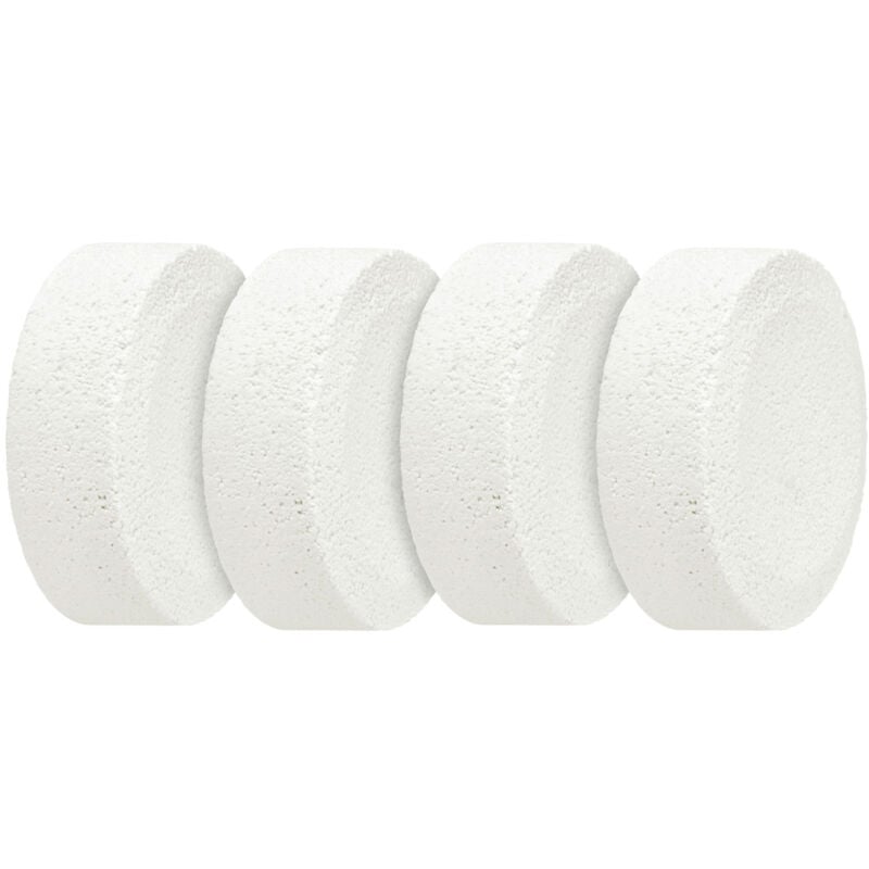 Wenko - Lot de 4 recharges de 250g pour déshumidificateur Protection anti humidité, anti moisissures, Jusqu'à 20 m³, Chlorure de calcium, 8,2 x 3 cm,