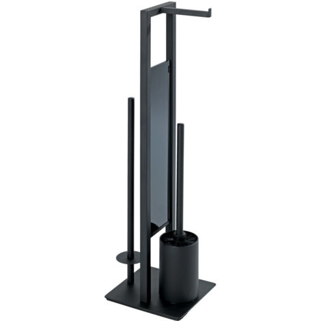 WENKO Stand WC-Garnitur Rivalta Schwarz matt"-"14350145