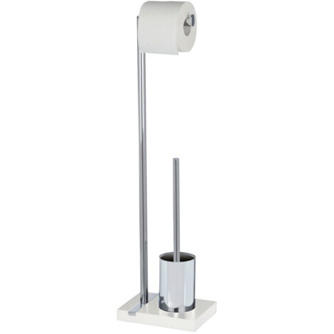WENKO, Stand WC-Garnitur Toilettengarnitur Bürstengarnitur Toilettenbürste Noble