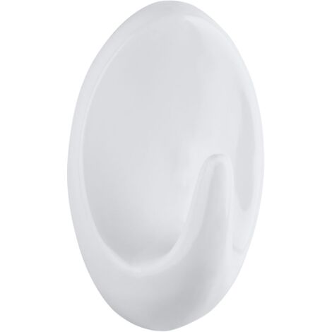 Wenko Strip-it Maxi-Wandhaken Kunststoff, weiß, 2er-Set Handtuchhaken