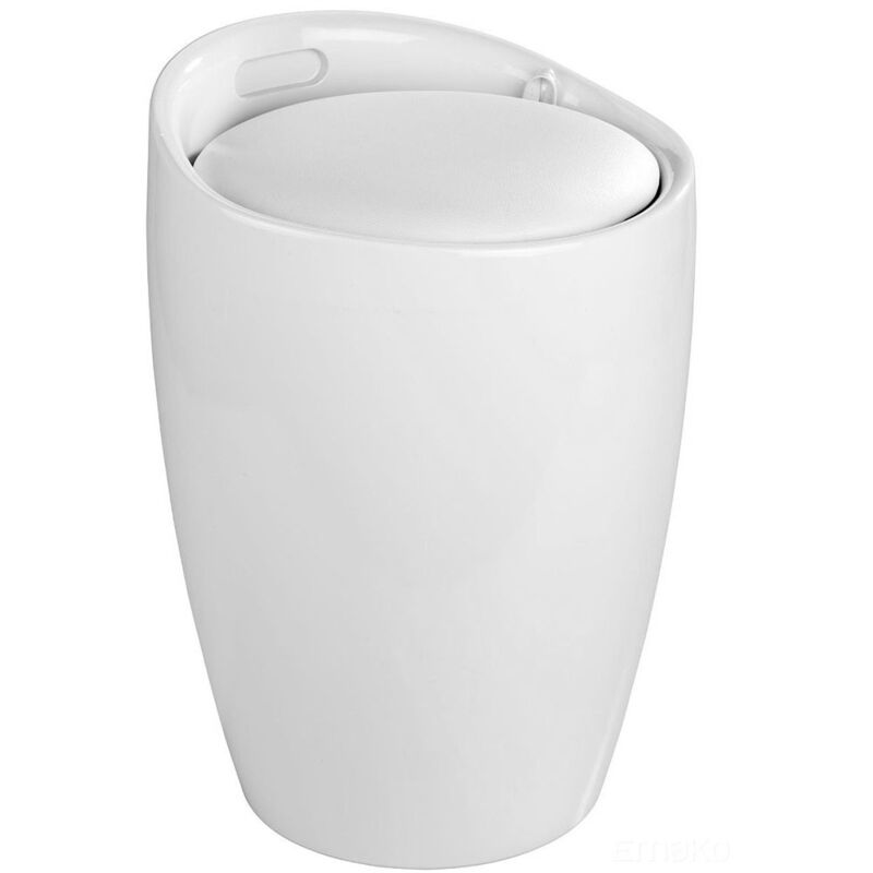 Wenko - Puffa candy - panier à linge, 2 en 1