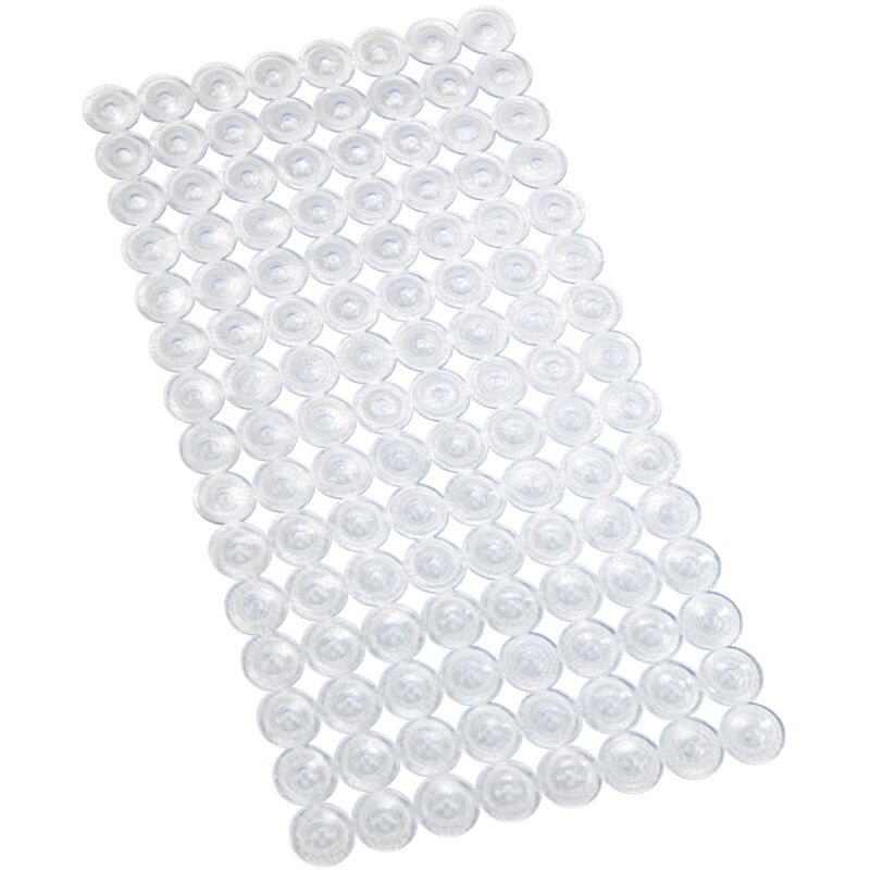 Tapis de bain Belem, tapis de baignoire antidérapant avec ventouses, pvc, 67,5x36 cm, transparent - Wenko