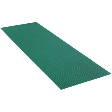 WENKO Tapis de bain en mousse, tapis salle de bain antidérapant, Plastique, 65x200 cm, vert pétrole