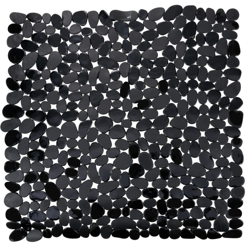 Tapis de douche antidérapant, tapis de douche, Paradise, pvc, 54x54 cm, Noir - Wenko