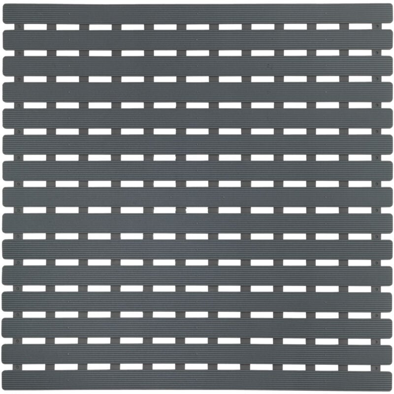 Tapis de douche Wenko Arinos gris 54x54 cm antidérapant tapis de bain antidérapant tapis de douche sans pvc tapis de douche plastique tapis de douche