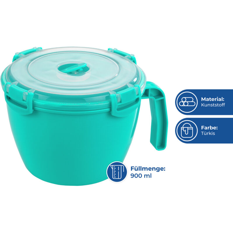 Wenko - Tasse pour micro-ondes 900 ml