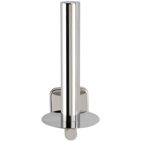 WENKO Toiletten-Ersatzrollenhalter Mezzano Edelstahl, WC-Rollenhalter, rostfrei, Silber glänzend, Edelstahl rostfrei glänzend