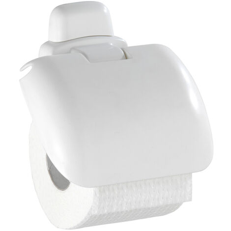 WENKO Toilettenpapierhalter Pur Kunststoff, weiß