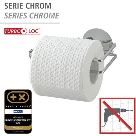 WENKO Toilettenpapierrollenhalter Toilettenpapierhalter WC Rollenhalter
