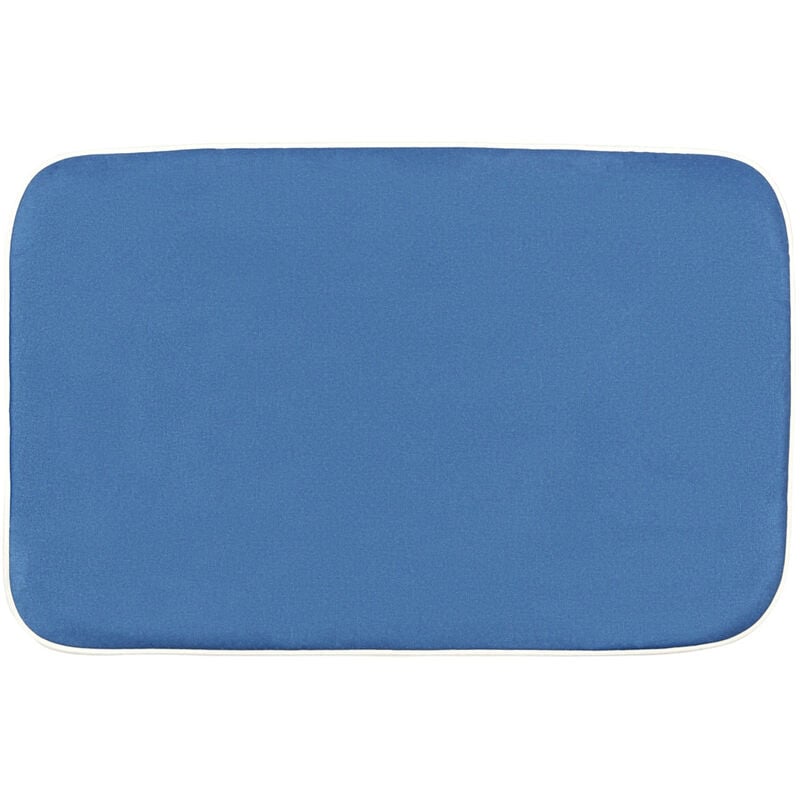Image of Tovaglia da stiro, copertura per stirare, stiratura veloce su tavolo con riflessione del calore, 5 strati, Cotone Eco Tex Standard, 100x65 cm, blu