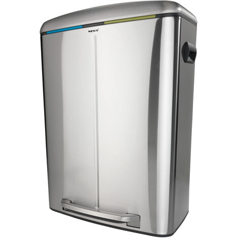 Treteimer Abfalleimer Mülleimer Edelstahl Kosmetikeimer 40L Softclose Primo