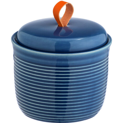 WENKO Universaldose Sada, Keramik, 3x11,5x11,5cm, Dunkelblau