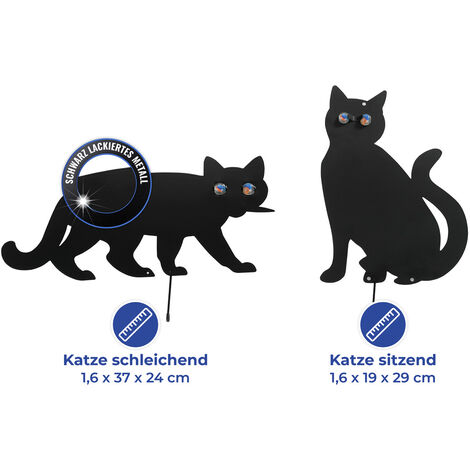 WENKO Vogelschreck Katzen, 2er Set