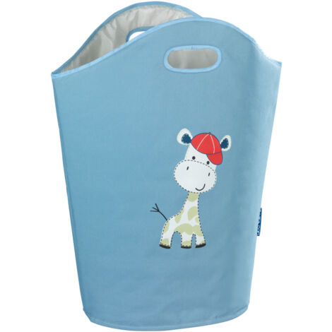 Wenko Wäschesammler Kids Gerry 24 l, blau, beige Wäschesammler